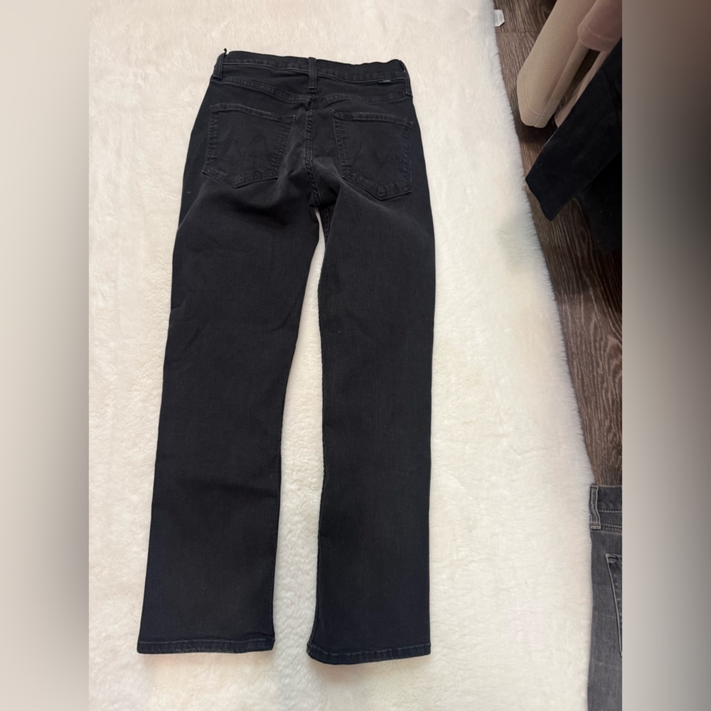 MOTHER Black Women's Straight-Leg Jeans